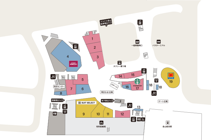 1F フロアマップ