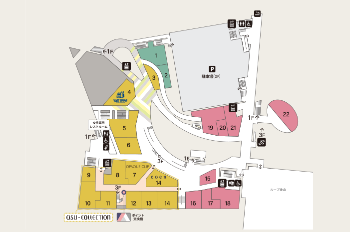 2F フロアマップ