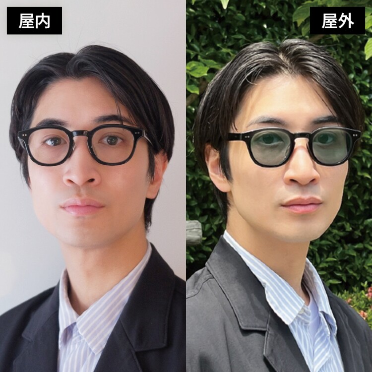 屋内ではメガネ、屋外ではサングラスに。Zoffの紫外線で色が変わるレンズでオリジナルサングラスにカスタマイズ！