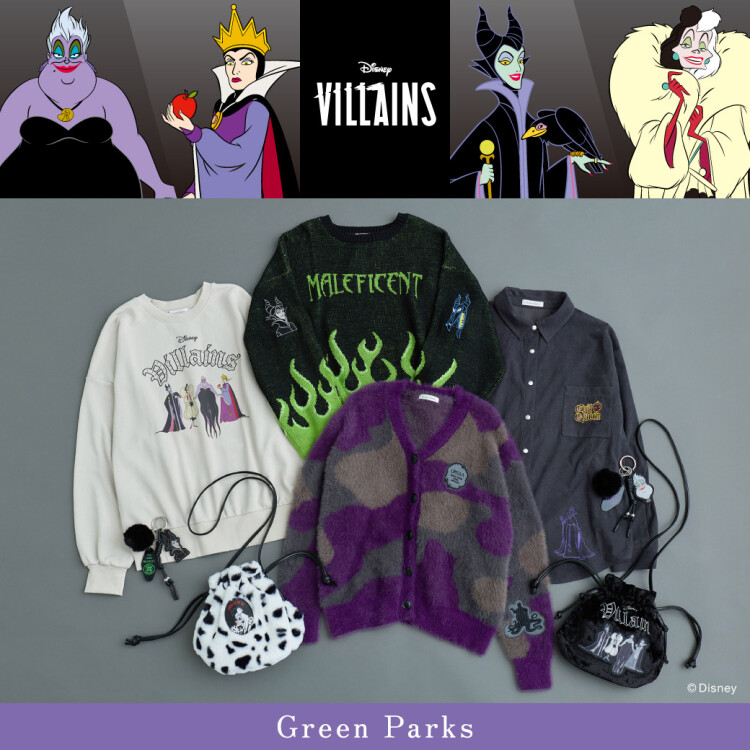  Green Parks / 『Disney Villains』コラボ発売