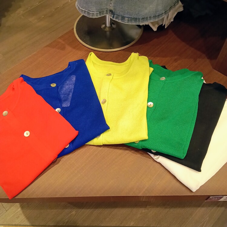 【再入荷】冷房対策に！サマーニットカーディガン