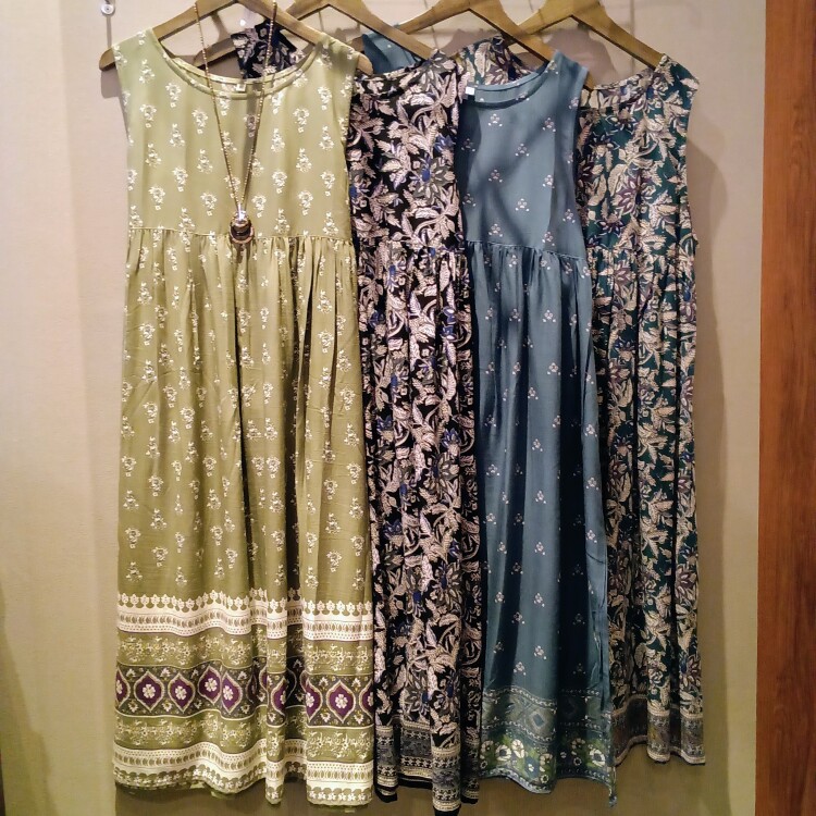 【毎年定番】真夏に大好評！涼しい！レーヨンワンピース