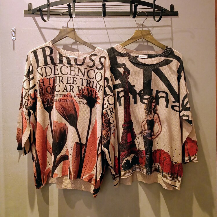 【NEW】大人気プリントニットに新柄登場！